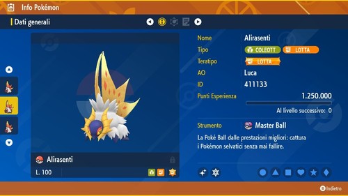 Alirasenti shiny 6iv - 6iv, +
