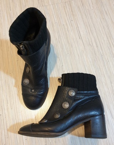Stivaletti chanel pelle - stivaletti,