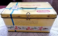 Scatola di latta Biscottiera