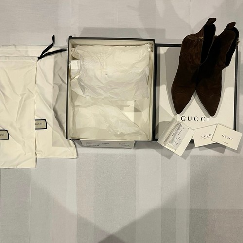 Gucci quebec leather - gucci, booties