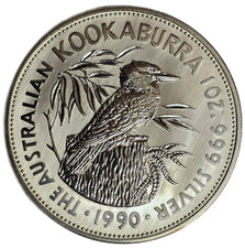 Moneta argento kookaburra - 1, oz