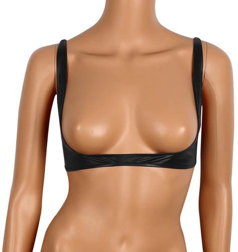 Reggiseno sexy similpelle - reggiseno,