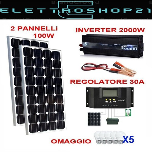 Kit fotovoltaico 2kw - 2kw, inverter