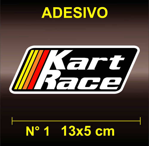 Adesivi sticker kart race - adesivi,