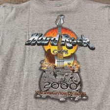 Vintage Y2k Hard Rock Cafe Key West 2000 M 21x27