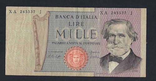 Repubblica italiana rara - rara, 1000