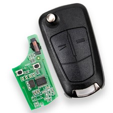 TELECOMANDO CHIAVE PER OPEL CORSA D 433Mhz DELPHI ID46 PCF7941 HU100 2 PULSANTI