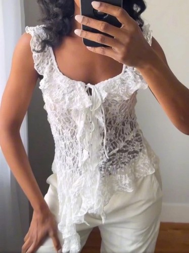 Shirt zara pizzo - pizzo, semi