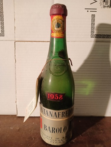Barolo fontanafredda 1958 - barolo,