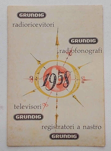 1958 grundig radioricevitori - 1958.,