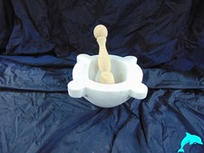 MORTAIO IN MARMO BIANCO
