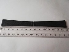 CINTURINO RICAMBIO DEPLOYANTE ATTACCO ANSA 18 MM /12 MM IN PELLE NERA MARTELLATA