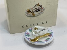 Statua Swarovski 174106 piatto con torta 3 cm. Con scatola originale e certif...