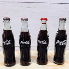 Bottiglie contorno in miniatura Coca-Cola International da collezione CA, UT, IL, FL
