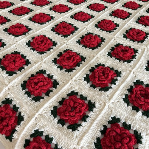 Grande coperta afgana quadrata