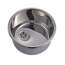 Lavello tondo in acciaio inox