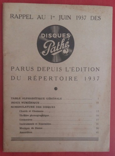 Programma dischi pathe - dischi,