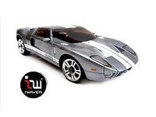 IWAVER 1:28 02M FORD GT SILVER