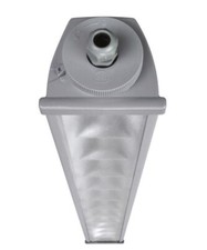PLAFONIERA STAGNA BEGHELLI A258RD ACCIAIO 8000 LUMEN LED EX 2X58W 4000K IP66