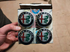 4 COPRIMOZZO ALFA ROMEO GIULIA STELVIO ORIGINALI CERCHI IN LEGA STEMMA ROVINATI