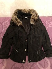 Giubbotto Giubbino Giacca Donna Ragazza Marrone Pelliccia Lapin Tg 44 Inverno