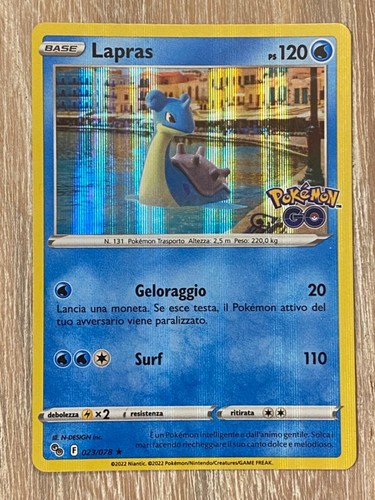 Lapras 023 078 pokemon rara - lapras, 023/078