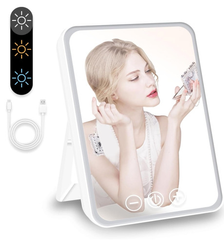 Led lighted makeup - makeup, mirror