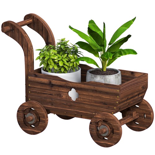 Outsunny fioriera legno - fioriera, di