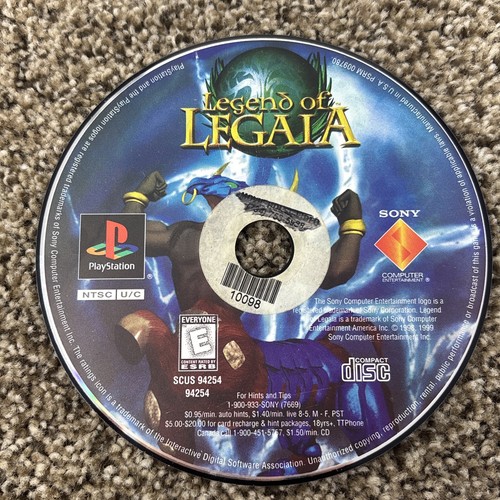 Legend legaia sony - of,