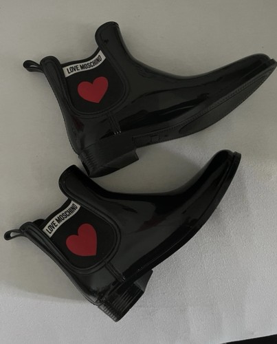 Love moschino stivali gomma - love,