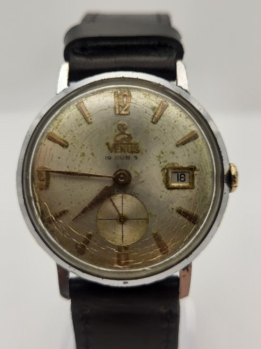 Venus rubis incabloc watch - venus,