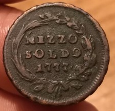 Moneta Mezzo Soldo 1777, Maria