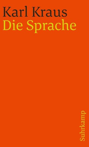 Karl kraus die sprache - karl,