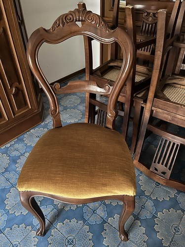 Sedie legno massello con - in,