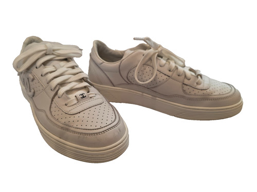 Chanel white calfskin - chanel,