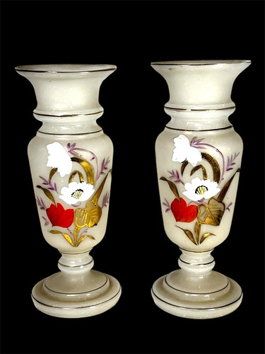 Paire vases anciens - paire,