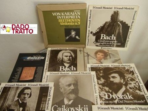 Stock vinili musica - di,