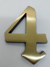 Numero civico in ottone 4