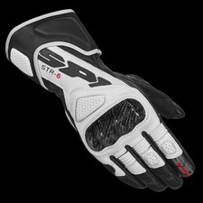 SPIDI - GUANTI MOTO IN PELLE STR-6 NERO/BIANCO