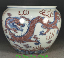 Vaso Totem Drago Porcellana