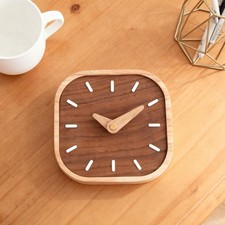 Orologio da tavolo in legno