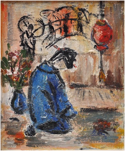 Quadro espressionista con