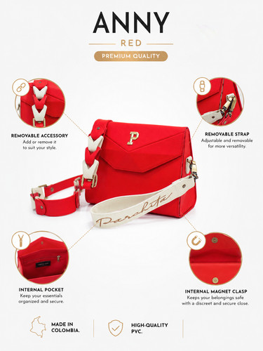 Cartera bandolera parchita - bandolera,