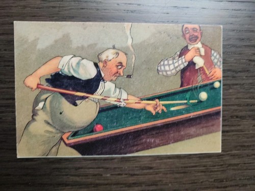 Caricatura gioco biliardo - caricatura,