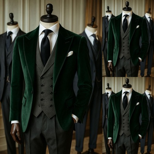 Abito uomo verde - , ballo