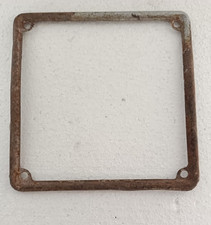 PORTATARGA cornice targa in alluminio per moto d'epoca Vespa Lambretta originale