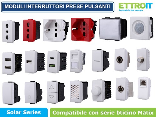 Moduli prese interruttori - moduli,