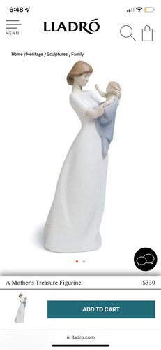 Figurina lladro tesoro di - figurina,