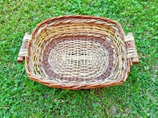CESTO RETTANGOLARE IN VIMINI