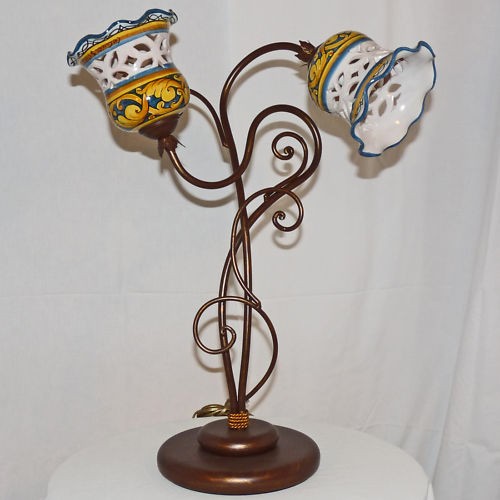 Lume luci ceramica decorata - lume, 2